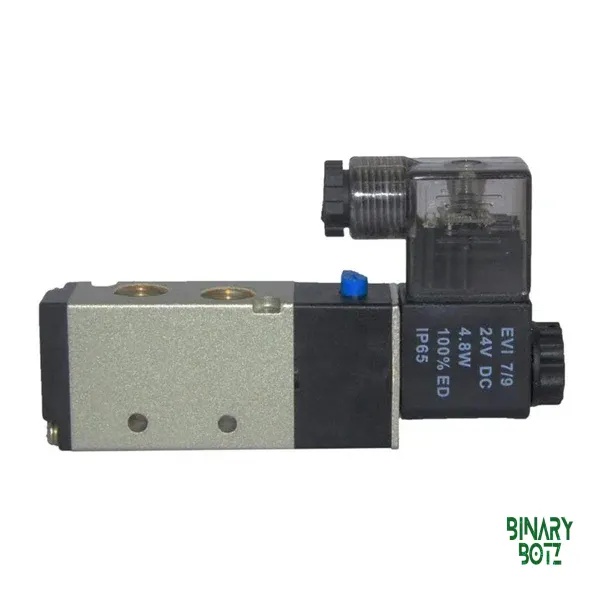 24V DC 5/2 Solenoid Air Valve 4V210-08 for Arduino ESP32 Pneumatic Projects product image