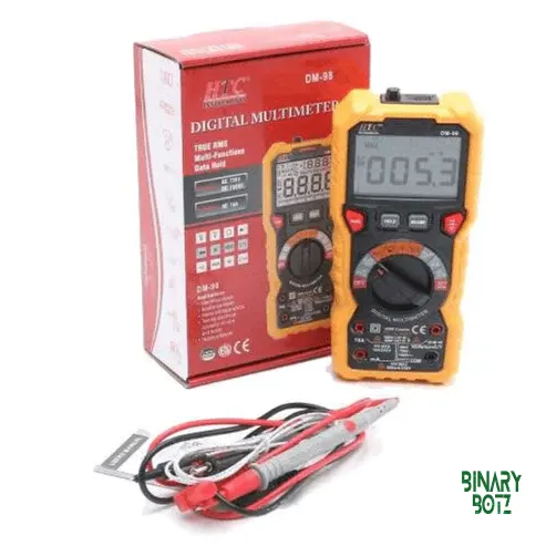 HTC DM-98 True RMS Digital Multimeter 6000-Count Auto-Ranging for Arduino product image