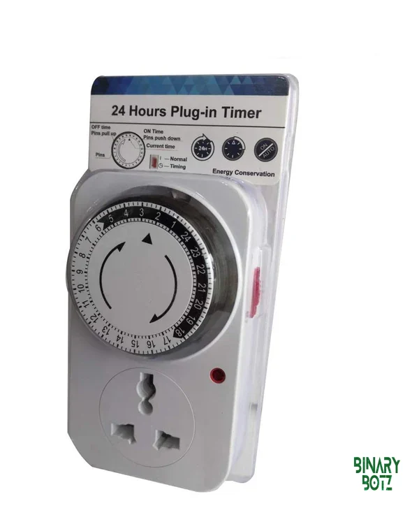 24 Hour Mechanical Timer Socket for Arduino ESP32 Home Automation India product image