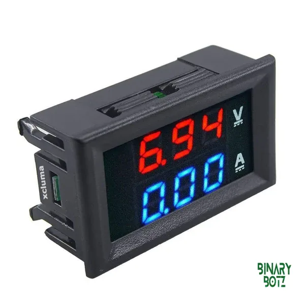 DC 0-100V 10A Digital Voltmeter Ammeter Dual LED Panel Monitor for Arduino ESP32 product image