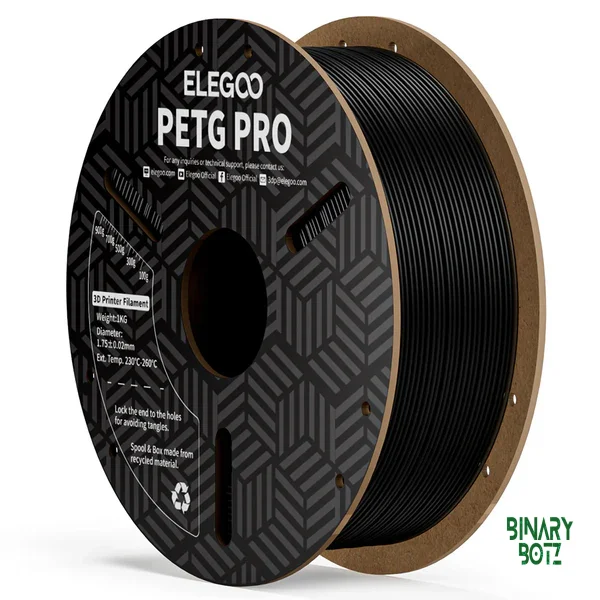 ELEGOO PETG PRO Filament (Black): Precision and Strength for Affordable and Reliable 3D Printing product image