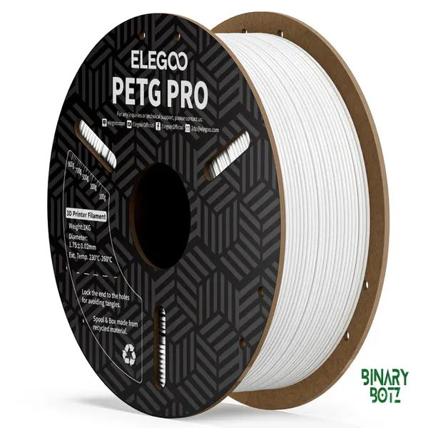 ELEGOO PETG PRO Filament (White): Precision and Strength for Affordable and Reliable 3D Printing product image