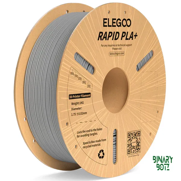 Elegoo RAPID PLA+ Filament (Grey) 1.75mm HIGH-STRENGTH 1KG spool product image