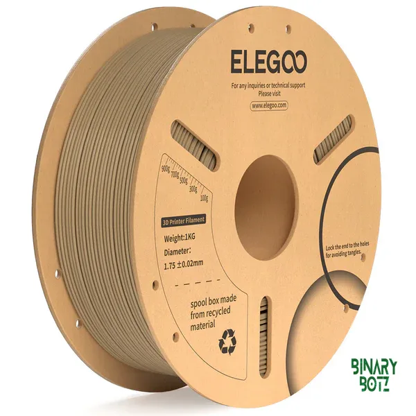 ELEGOO PLA+ Filament (Wood) 1KG Spool – Premium 3D Printer Filament product image