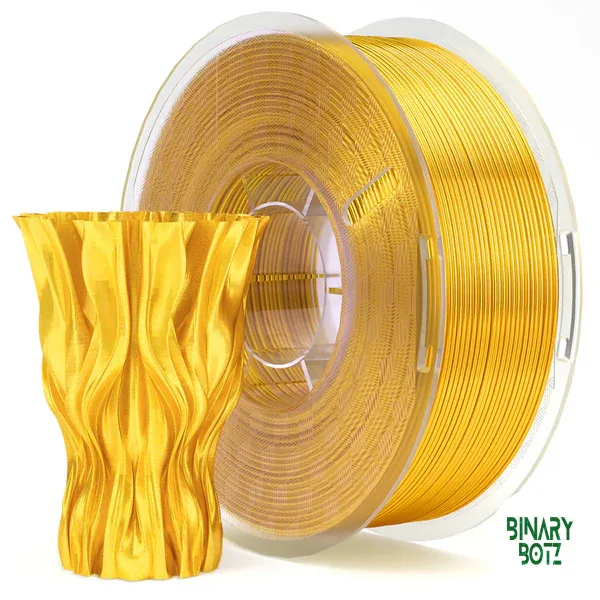 ELEGOO Silk PLA Filaments (Silk Gold): High-Quality, Glossy 3D Printing Material with Precise Dimensional Accuracy and Low Shrinkage product image