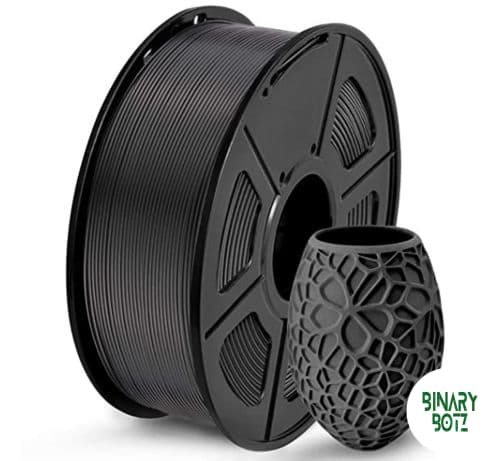 FiLAMONT 1.75mm PLA Premium Plus Carbon 3D Printer Filament – Strong, Lightweight, Matte Black/wood Finish product image
