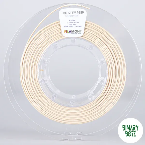 Filamont K11™ PEEK (Natural) 3D Printer Filament (250g) product image