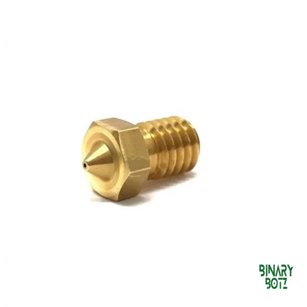 M6 Thread Brass Nozzle V5 V6 UM Compatible – 1.75mm x 0.4mm for 3D printer (1 pcs) product image