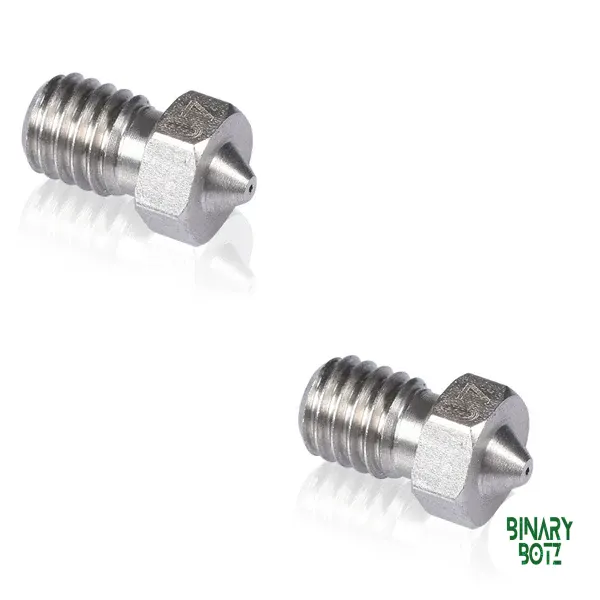 3D Printers Stainless Steel Nozzle 0.4mm compatible with 1.75mm filament (2 pcs) product image