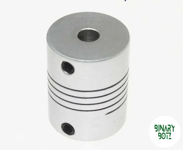Aluminium Flexible Shaft Coupling 5mm x 5mm for CNC Motors product image