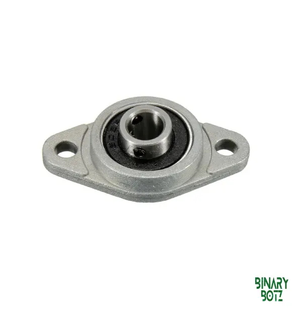 2pcs x 8mm Inner Diameter Zinc Alloy Pillow Block Flange Bearing KFL08 product image