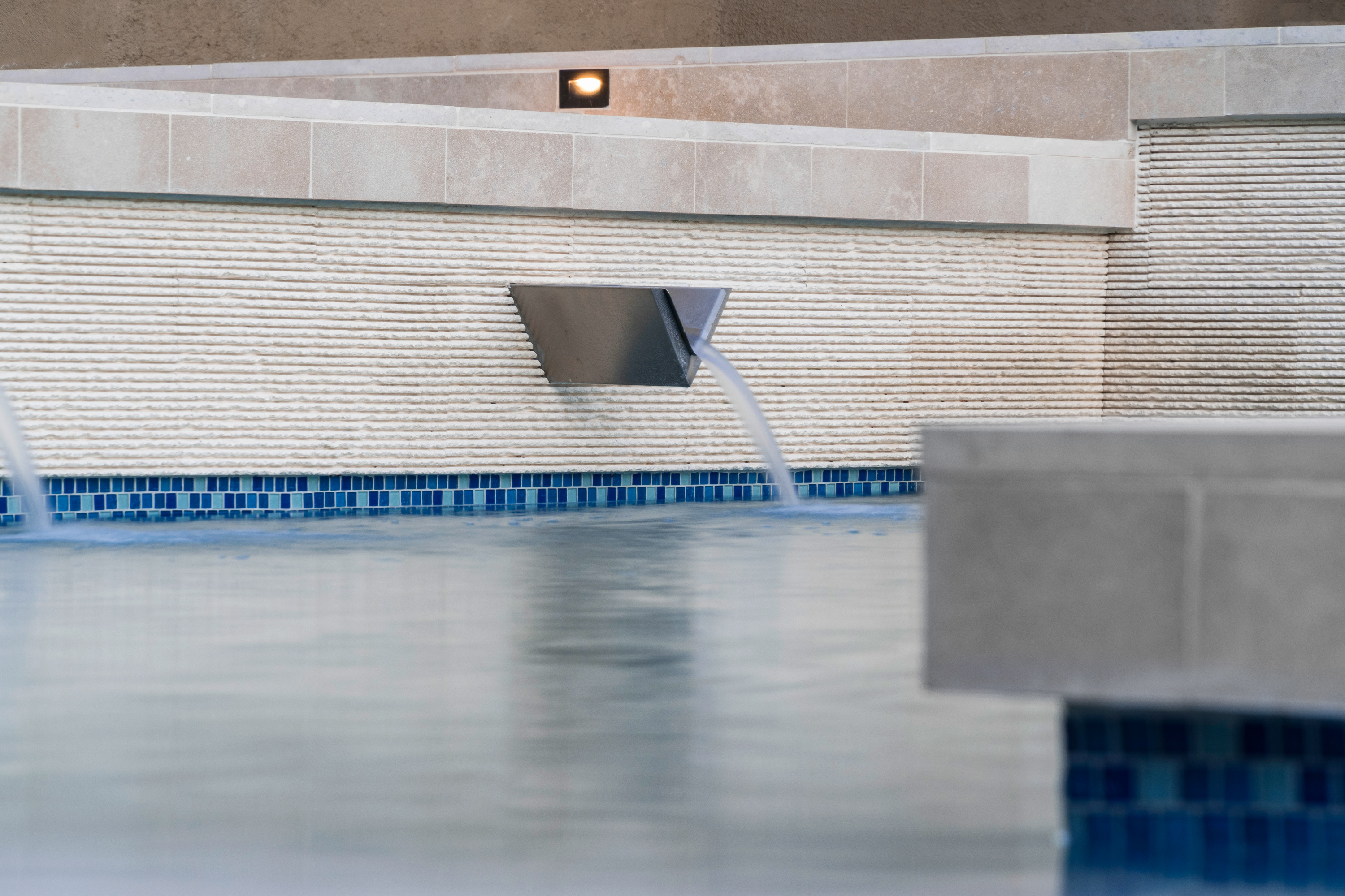 Custom pool water feature Scottsdale Arizona