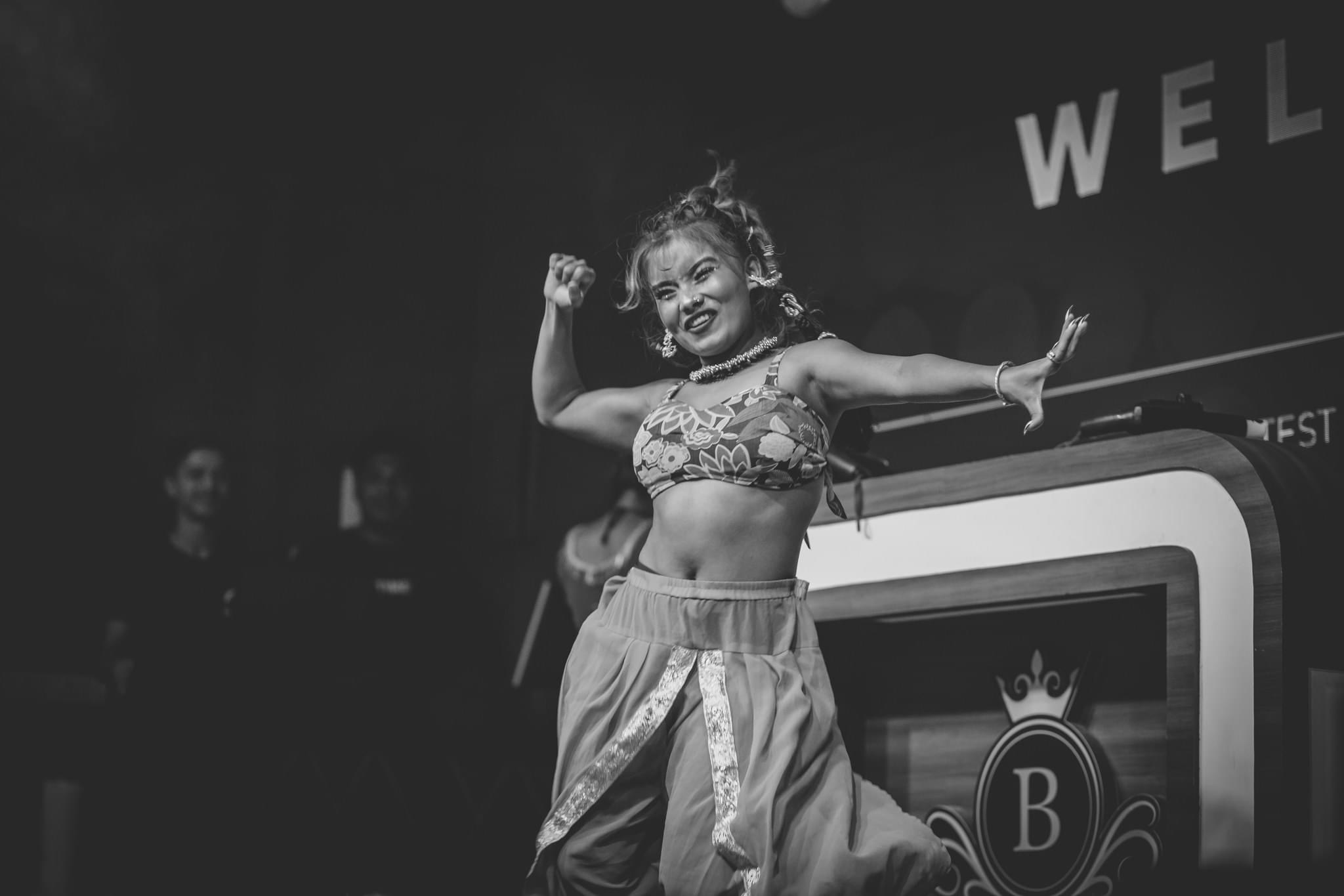 Ashmee Bhujel performing at World Dance League