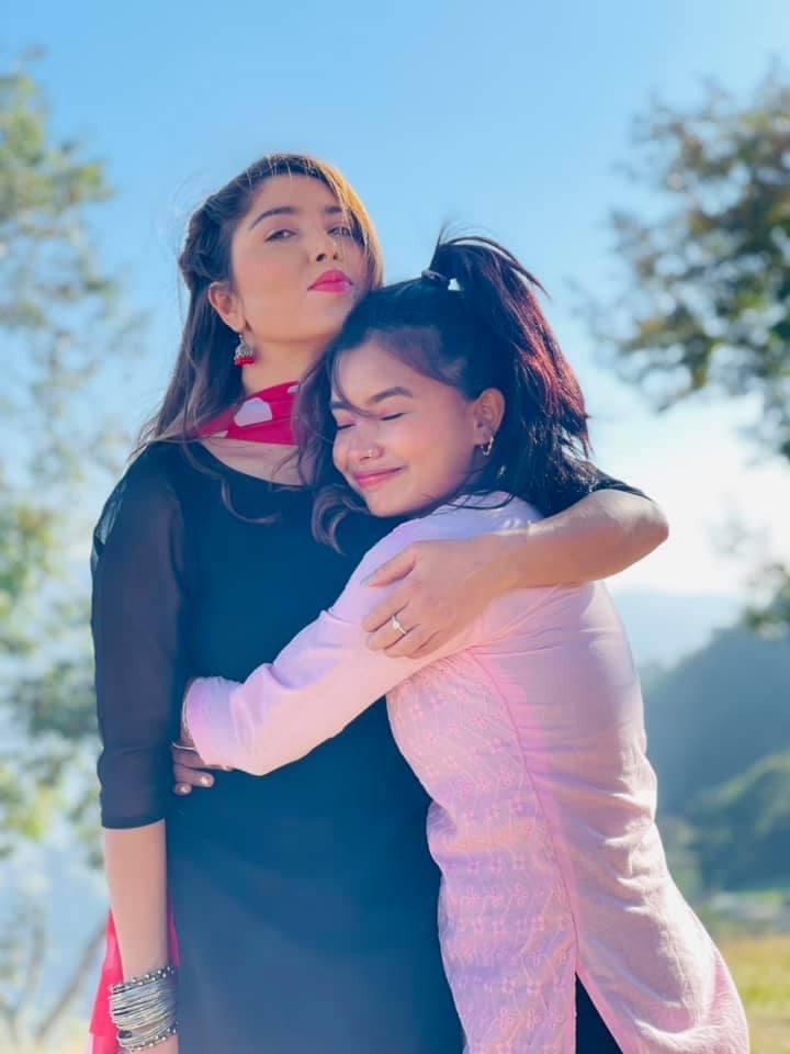 Ashmee with Pooja SHarma
