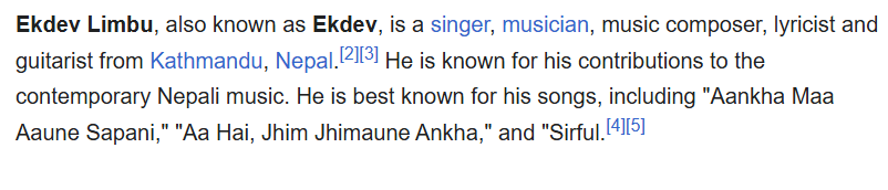 Ashmee with Ekdev Limbu profile