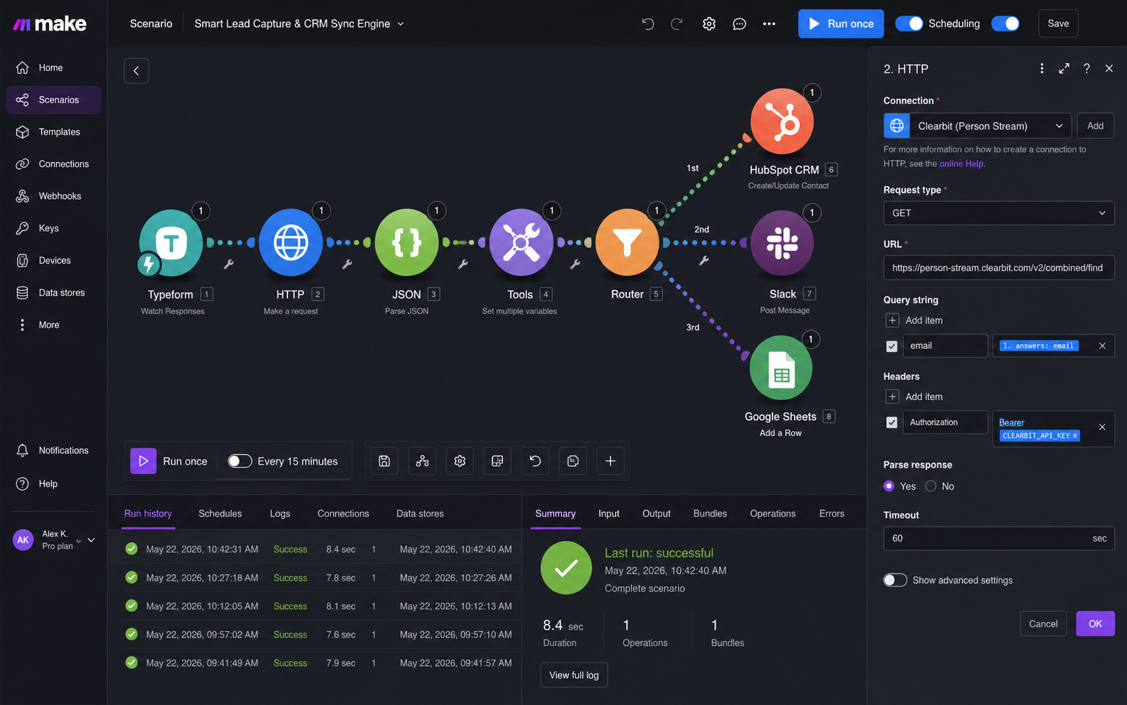 Smart Lead Capture CRM Sync