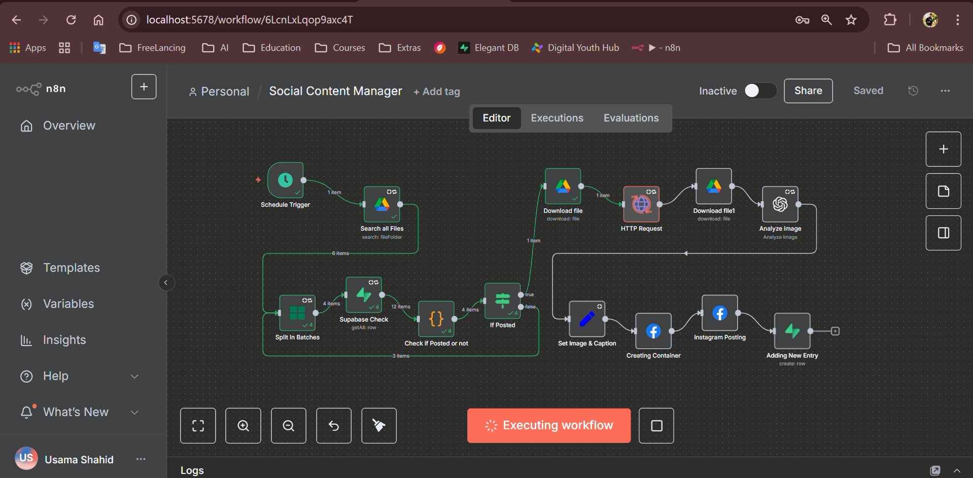 Social Content Publishing Engine