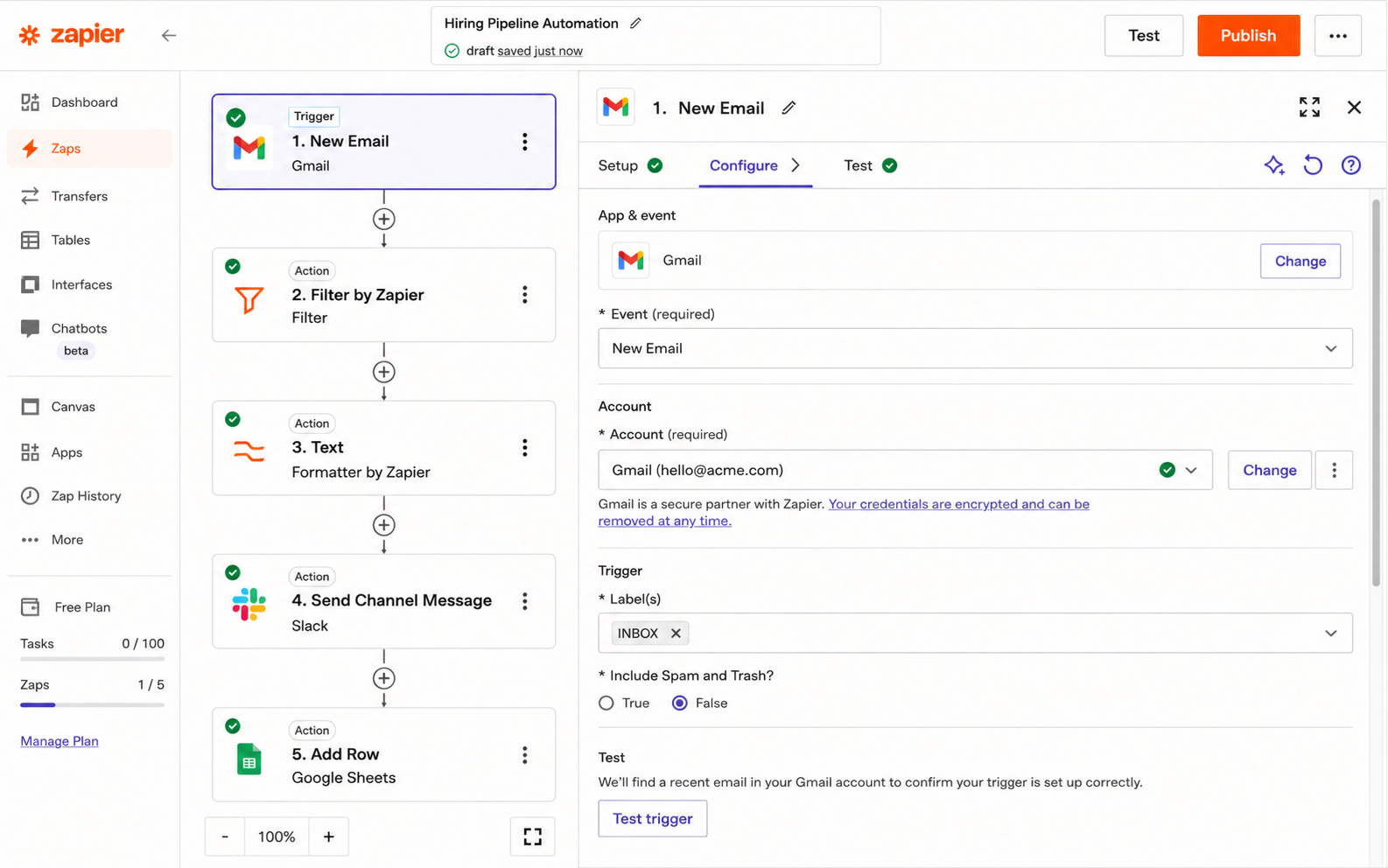 Hiring Pipeline Automation