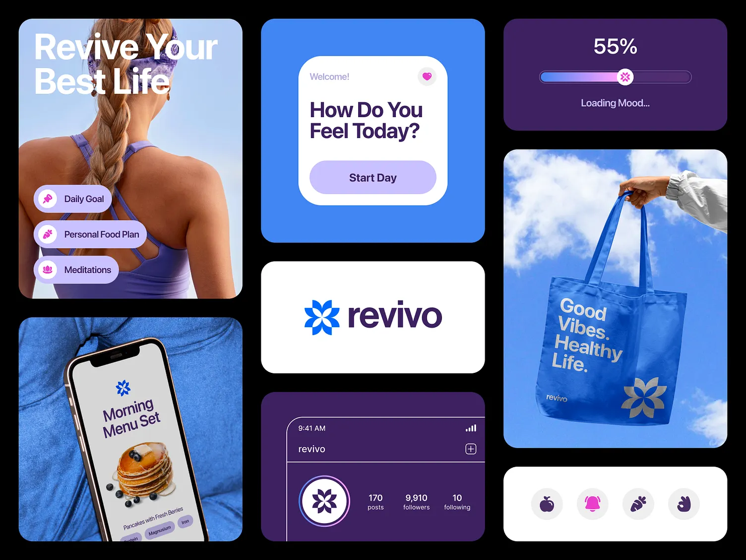 Revivo - Health & Fitness Branding