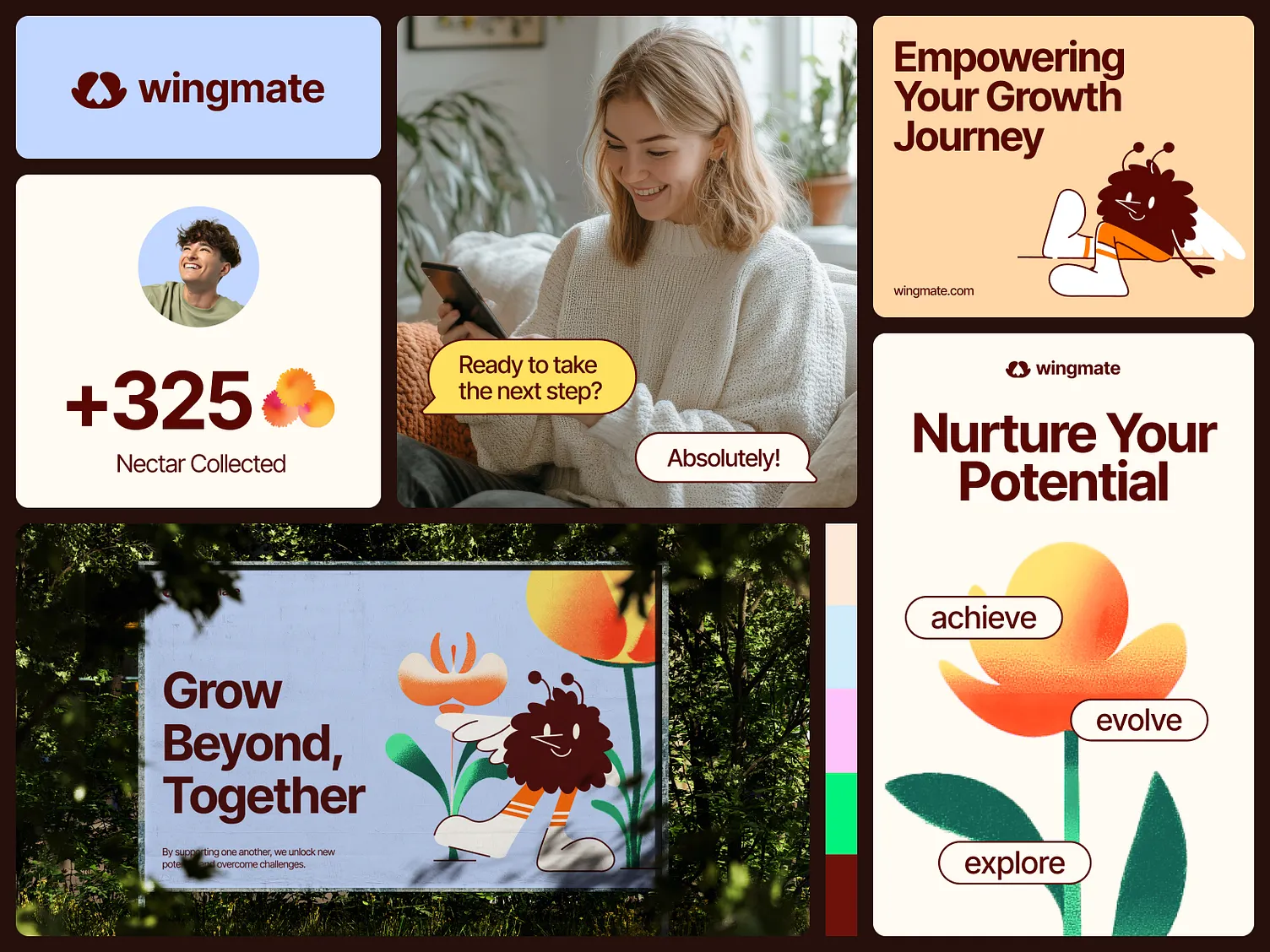 Wingmate - Full Rebranding & Identity System