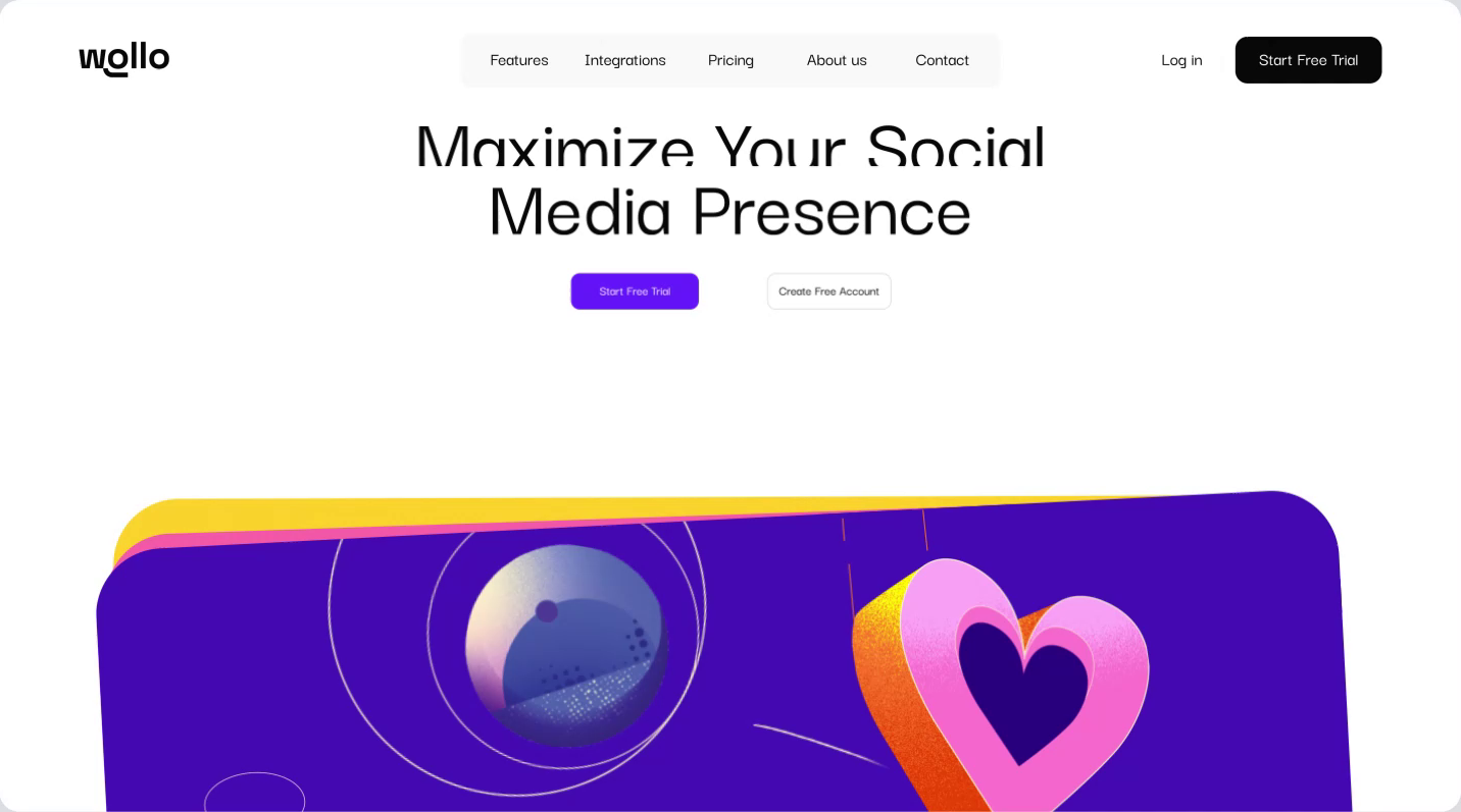Wollo - Social Media Management Platform