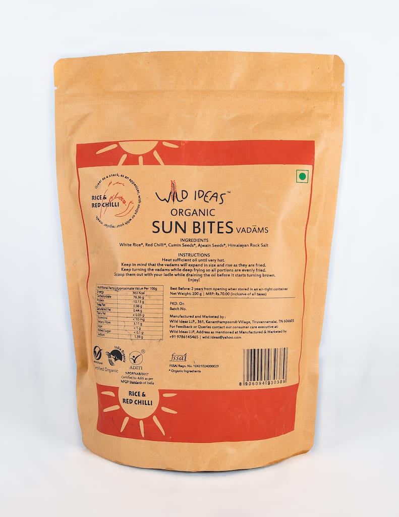 Sun Bites - Organic White Rice (Onion & Green Chilli) 200g