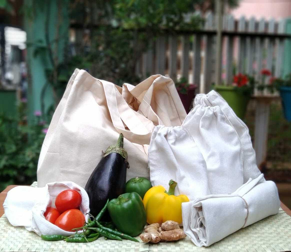Shopping Bag with Fridge Bag set