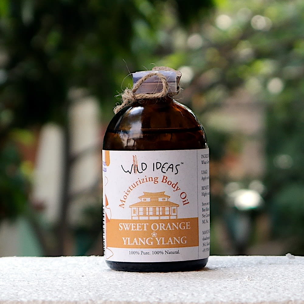 Wild Ideas Moisturising Body Oil | Sweet Orange & Ylang Ylang - 100ml