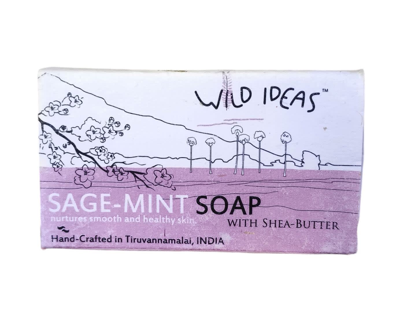 Wild Ideas Sage Mint with Shea Butter Body Soap - 100g