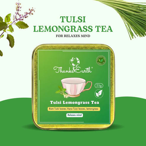 Thanks Earth - Tulsi Lemongrass Tea - 25g
