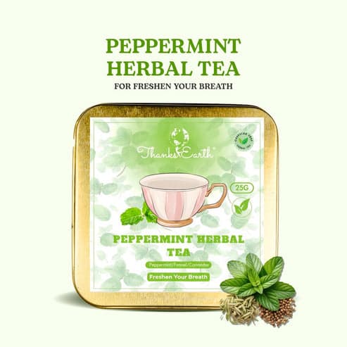 Thanks Earth - Peppermint Herbal Tea - 25g