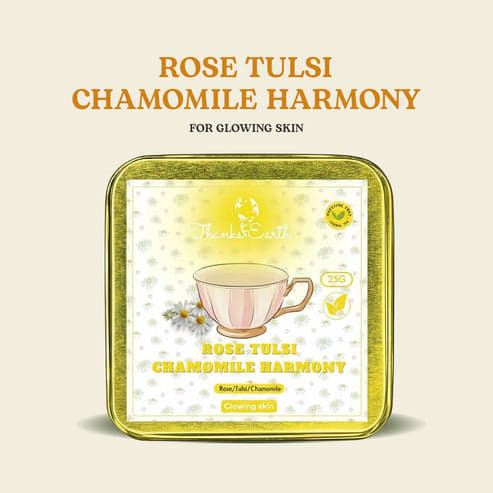 Thanks Earth - Rose Tulsi Chamomile Harmony Tea - 25g