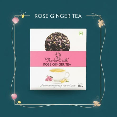 Thanks Earth - Rose Ginger Tea - 100g