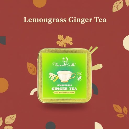 Thanks Earth - Lemongrass Ginger Tea - 50g