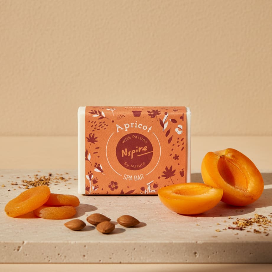 Nspire Apricot Spa bar soap
