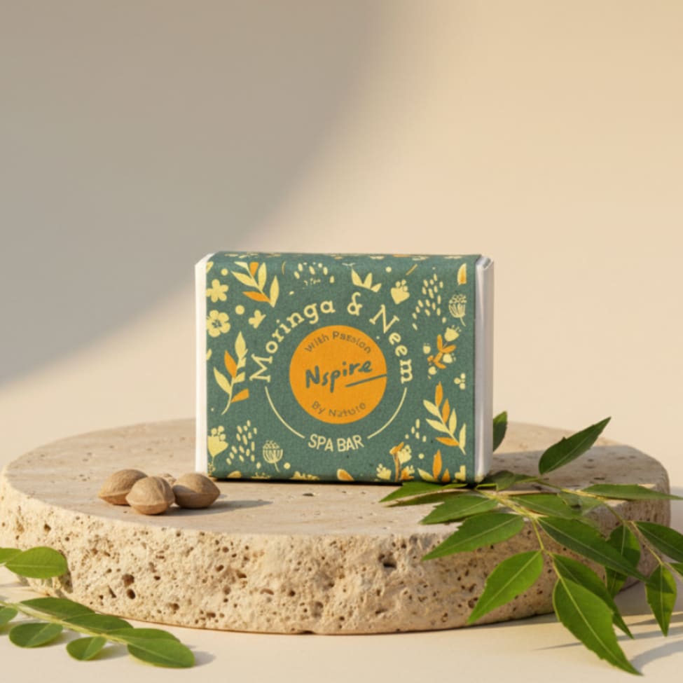 Nspire Moringa & Neem Spa bar soap