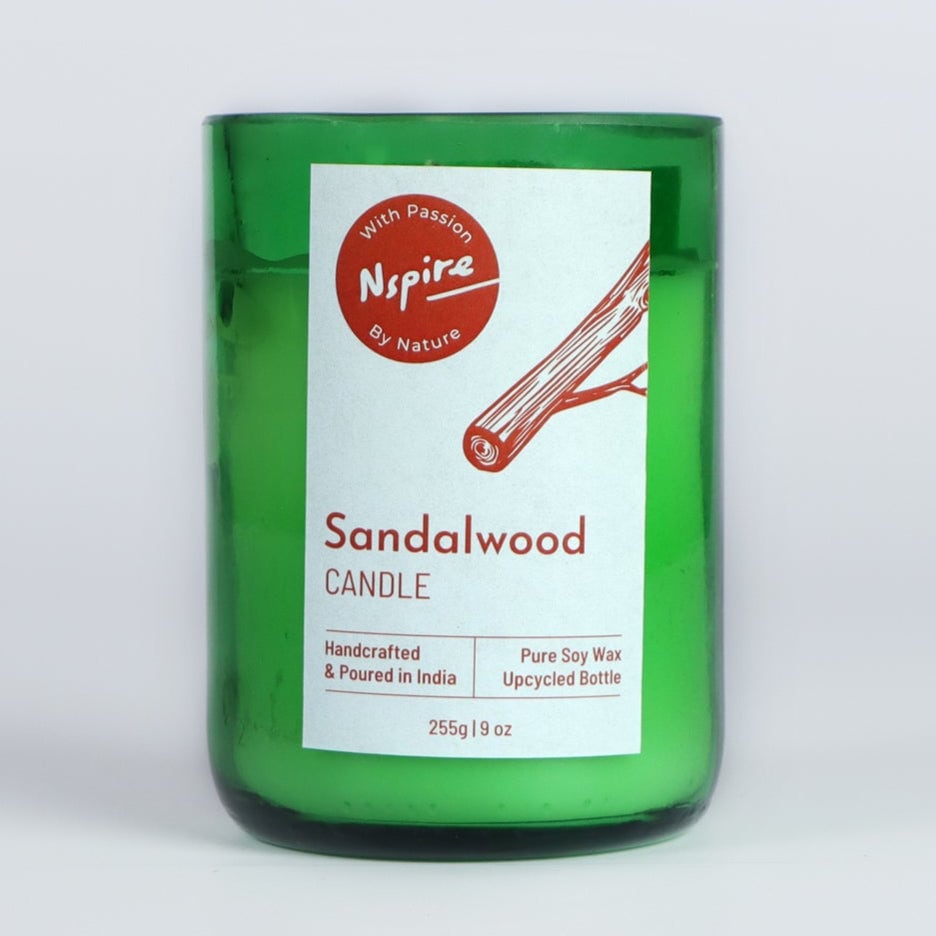Nspire Sandalwood Soy Wax Candle