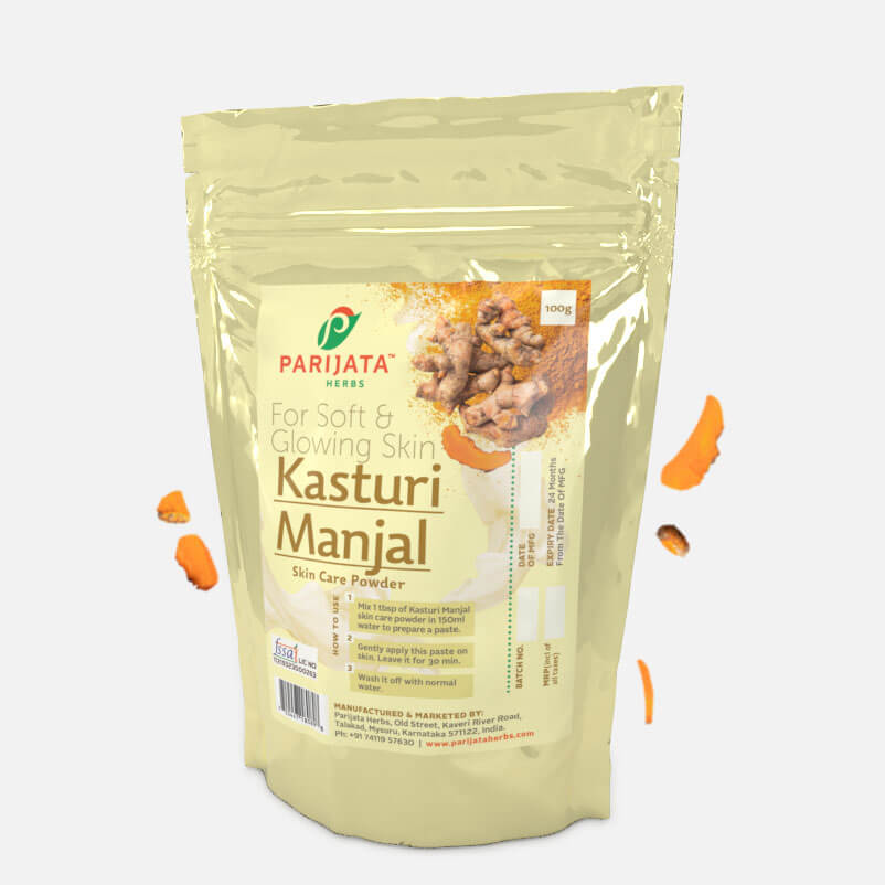 Parijata - Kasturi Manjal Skincare Powder