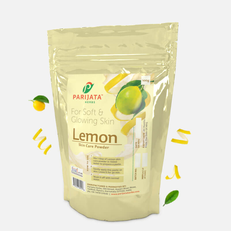 Parijata - Lemon Peel Skincare Powder