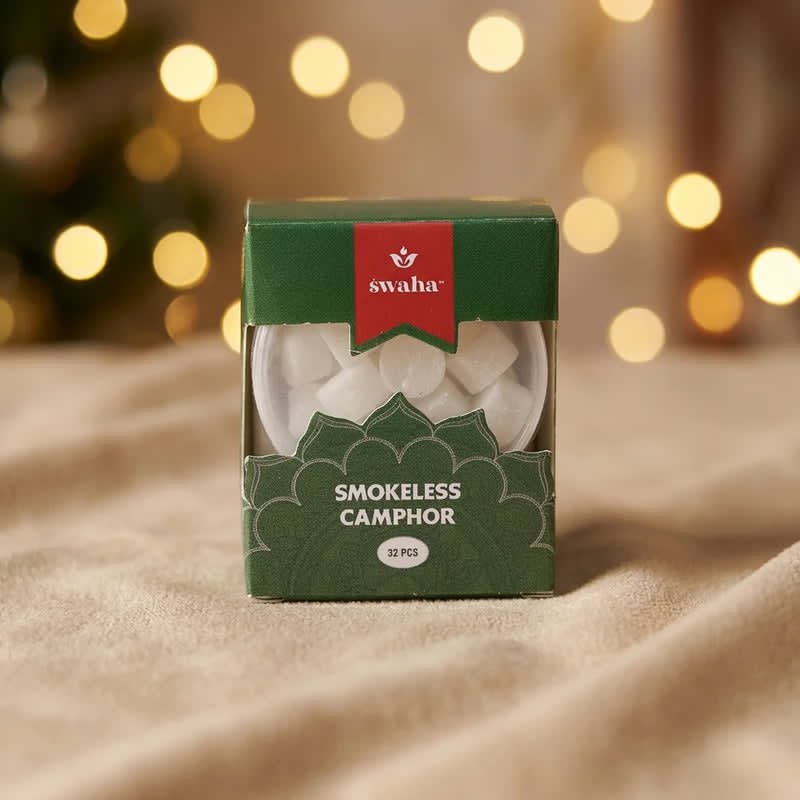 Swaha - Smokeless Camphor - 32 Pcs