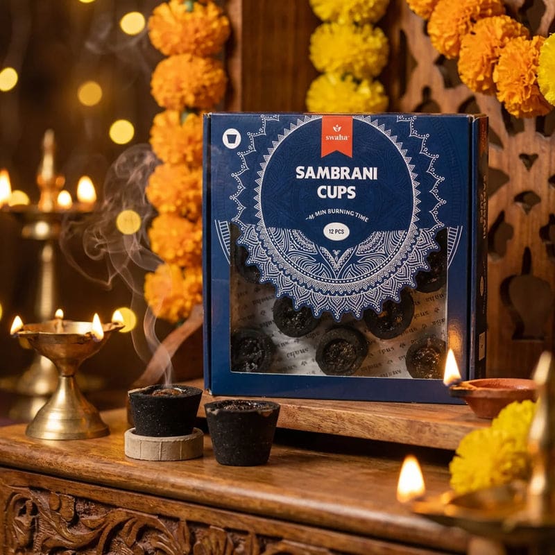 Swaha - Sambhrani Cups - 12 Pcs