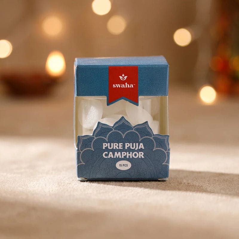 Swaha - Pure Puja Camphor - 15Pcs