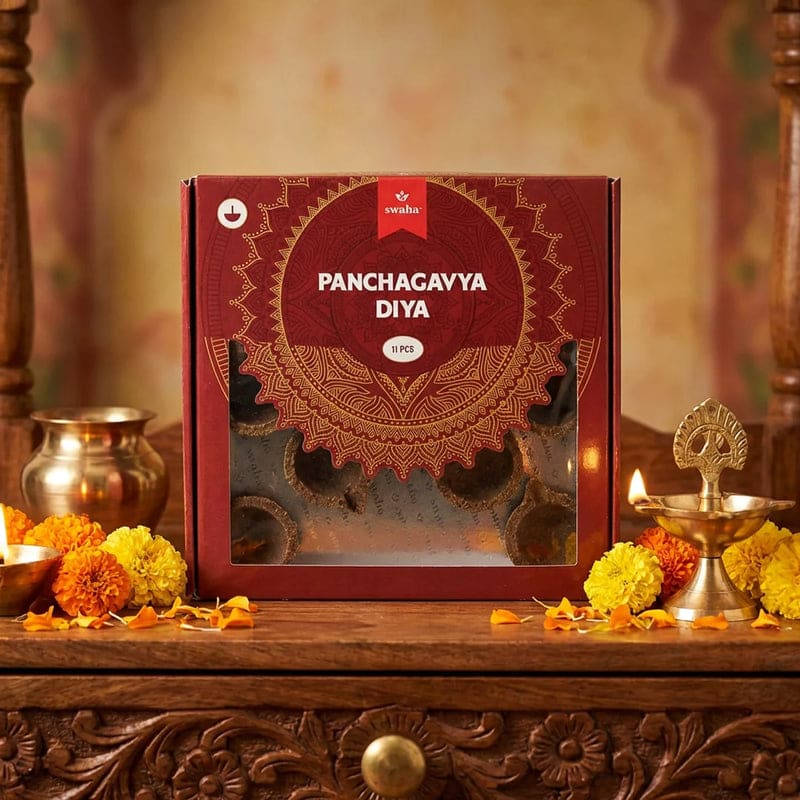 Swaha - Panchagavya Diya Wicks Without Ghee