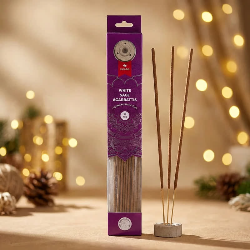 Swaha - White Sage Agarbatti - 35 Pcs