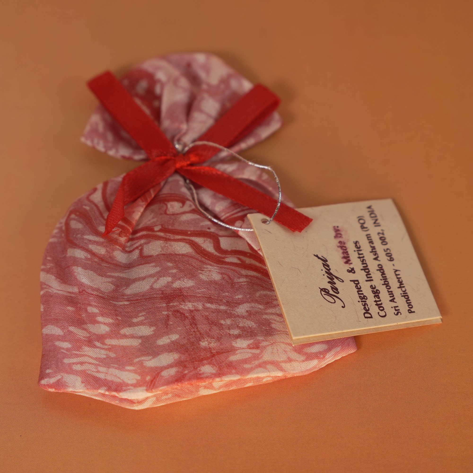 Cottage Industries — Parijat Scented Silk Satchets in Marble - design