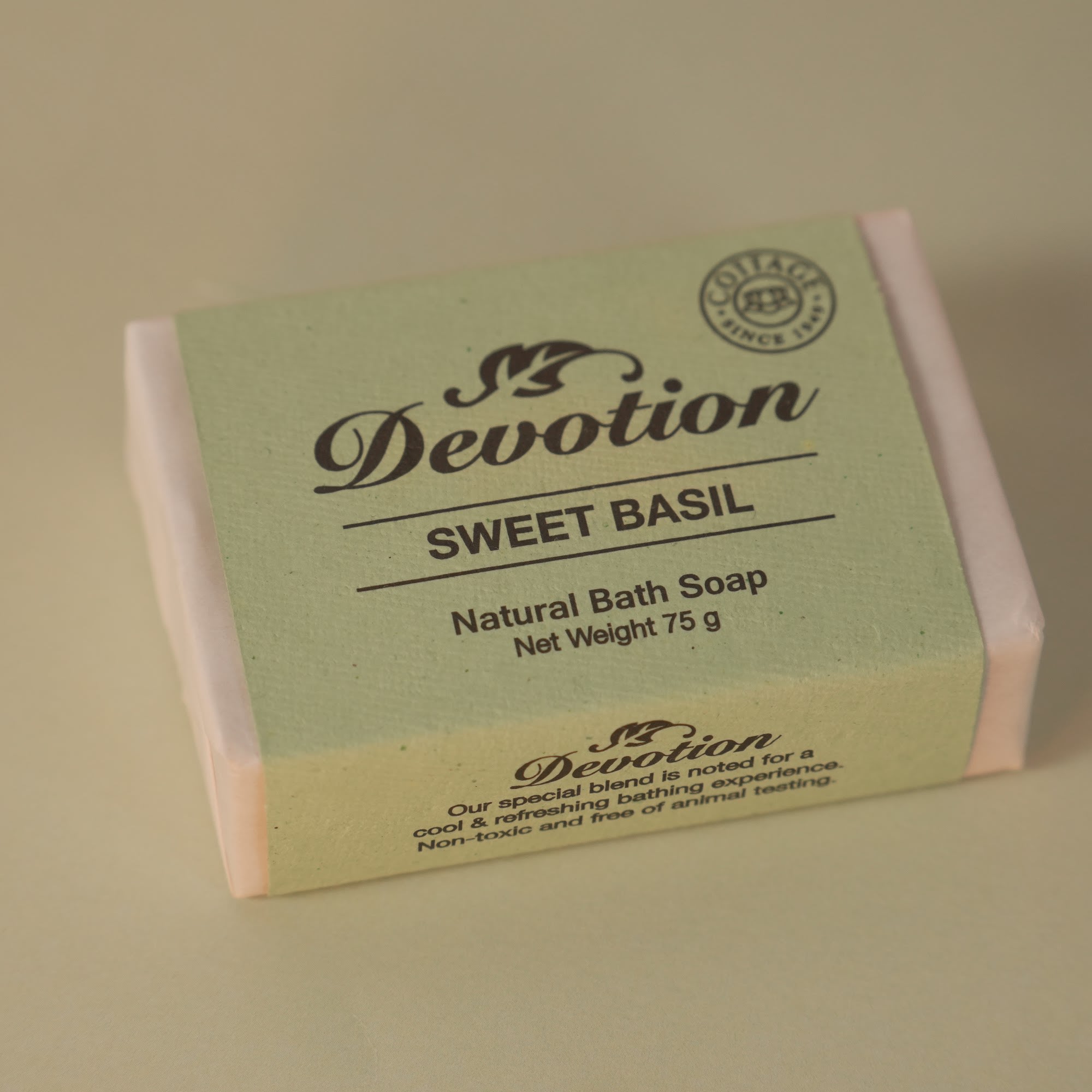 Cottage Industries — Sweet Basil Devotion Soaps - 75gms