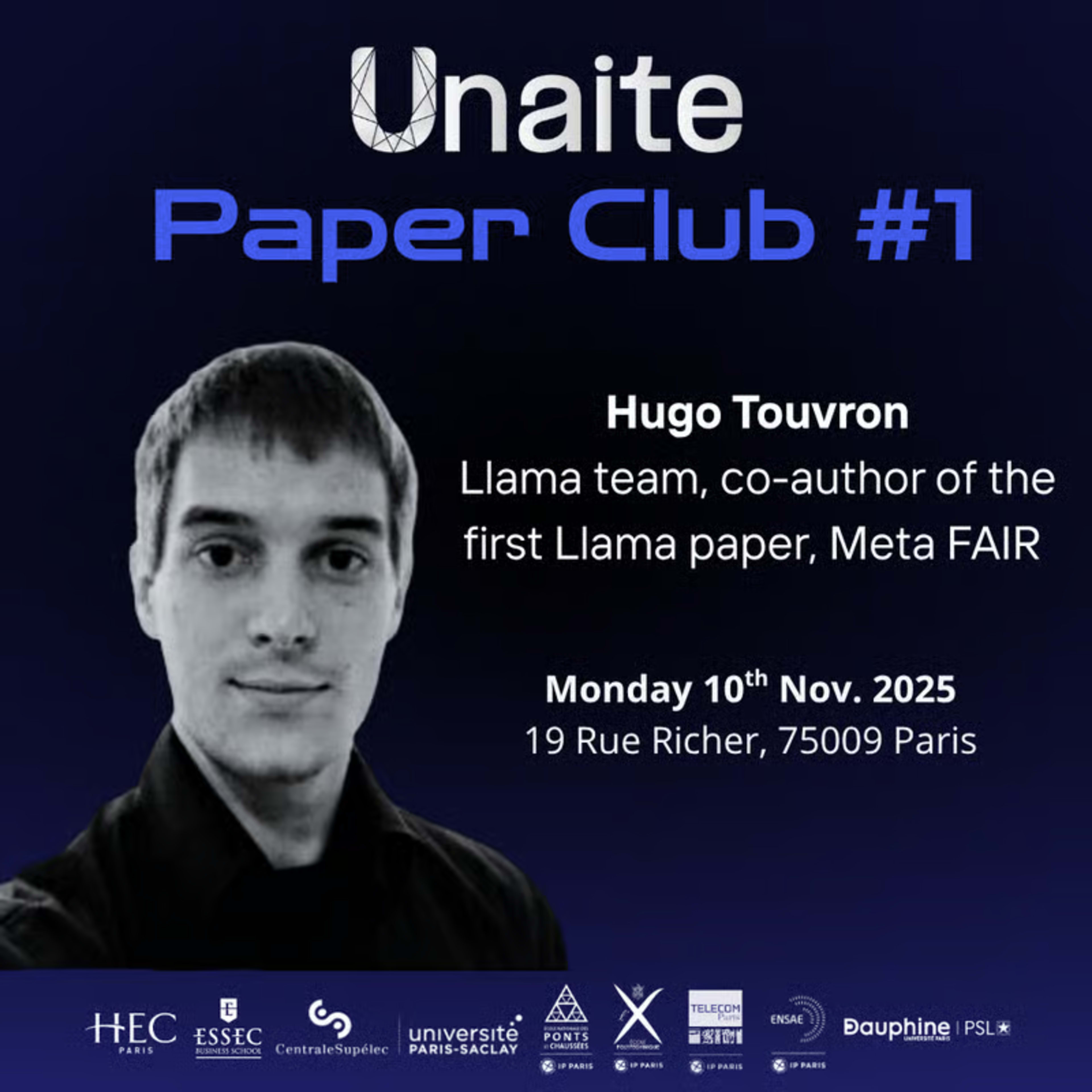 Hugo Touvron, Paper Club #1
