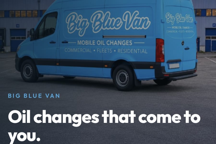 Big Blue Van - Mobile Oil Changes photo