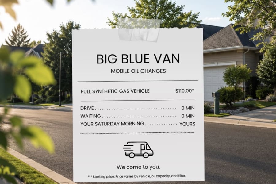 Big Blue Van - Mobile Oil Changes photo