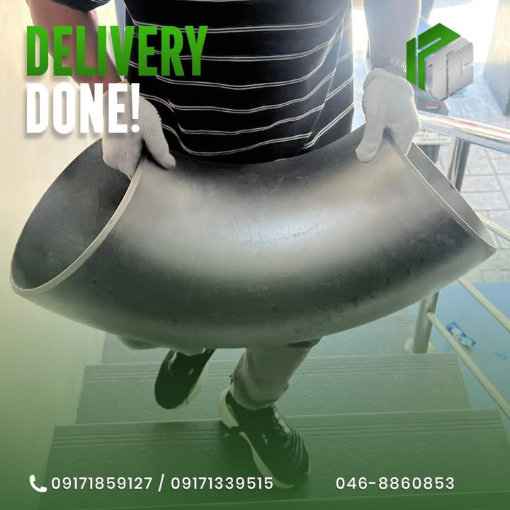 Elbow DN 𝟐𝟓𝟎, Gi Heavy Gauge Sch𝟒𝟎 Delivered 2